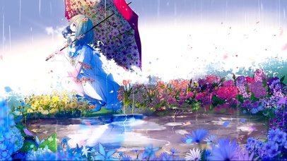 雨天花季少女