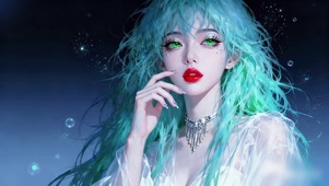 绿眸少女