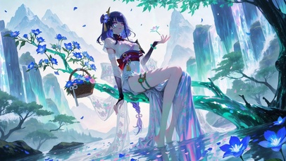 幽谷花影·雷电将军