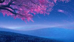 异环樱花荧光花海