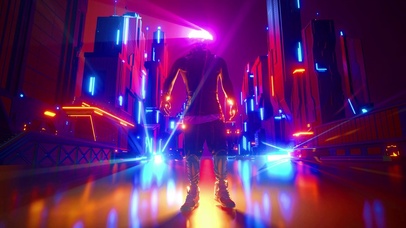 霓虹灯街区【无缝循环】