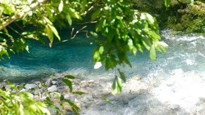 山间夏日小溪