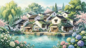 治愈鲜花小镇