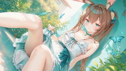 窗边清新兔耳美少女阿米娅