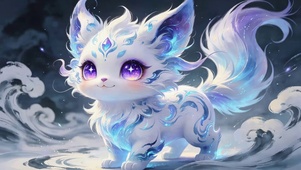 可爱精灵猫咪