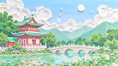 夏·翠影荷香夏水悠