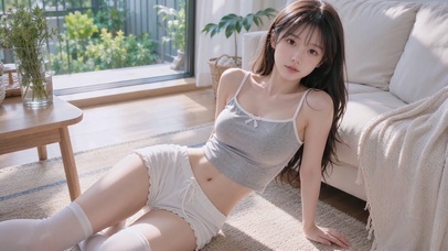 居家纯欲美女