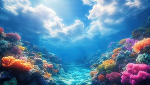 清新梦幻海底世界