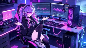赛博朋克电竞美少女