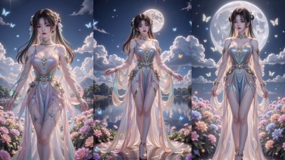 3D幻彩古风少女（4K）