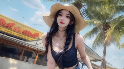 清纯可爱美女