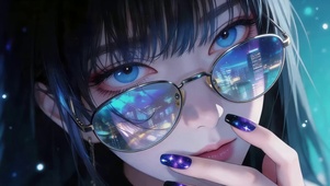 墨镜御姐