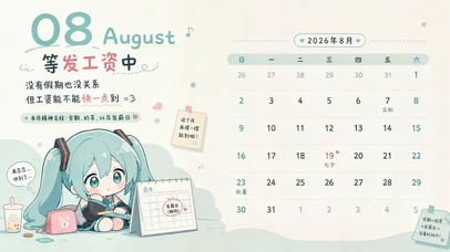 等待发工资