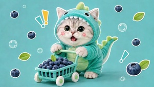 小猫的蓝莓购物车