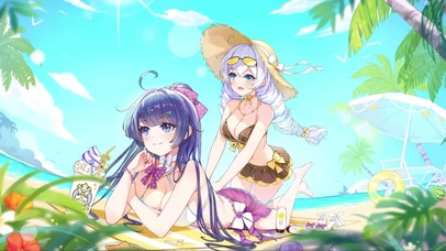 夏日海边少女 