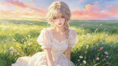 治愈草原女孩