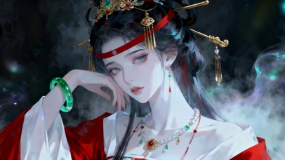 唯美古风女孩