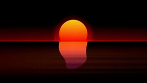 夕阳日落