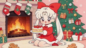 草莓蛋糕月野兔