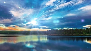 蔚蓝星空