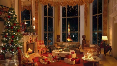 4K温馨圣诞公寓卧室