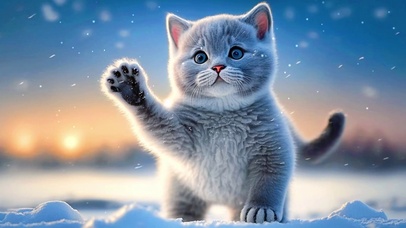 可爱小猫