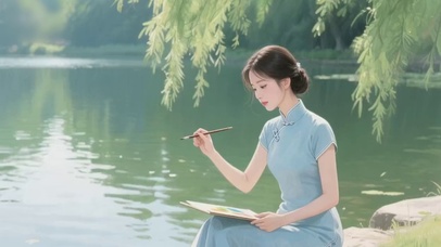 湖畔