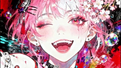 动漫美女少女粉色颜值