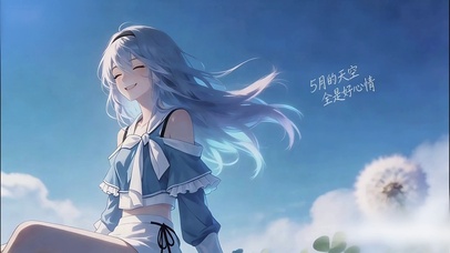 治愈少女5月的天空