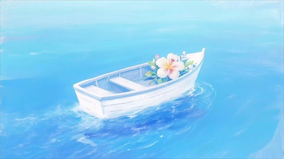 海上小船