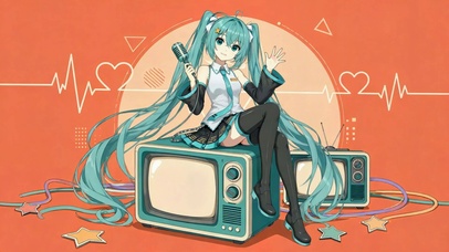 休闲吧台初音未来