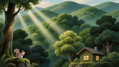 与小松鼠比邻而居