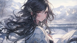 古风长发少女