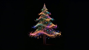 唯美梦幻圣诞树