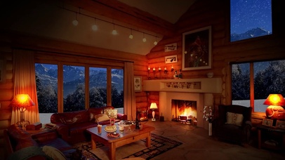 冬天温暖的房间