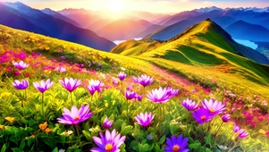 鲜花开满谷