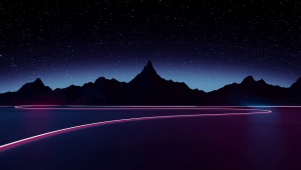 霓虹夜晚