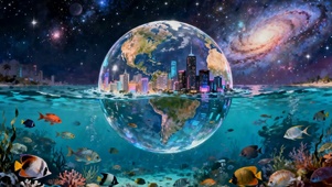 科幻宇宙海底世界