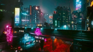 赛博朋克夜景