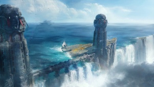 海景瀑布