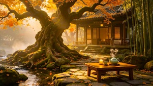 幽静庭院