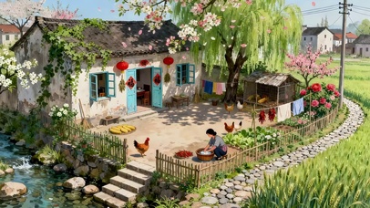 小清新老家小院