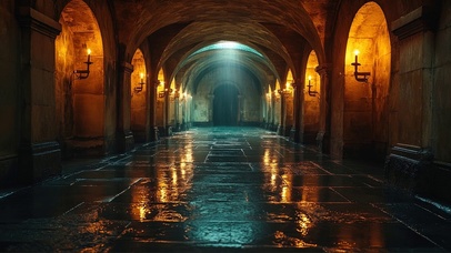 静谧古罗马建筑