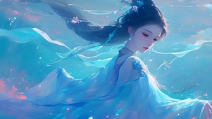 水下汉服女