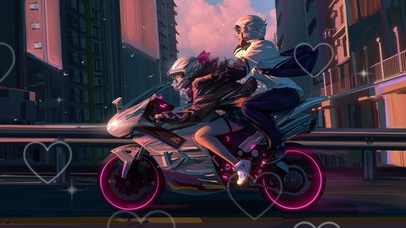 机车男孩女孩壁纸