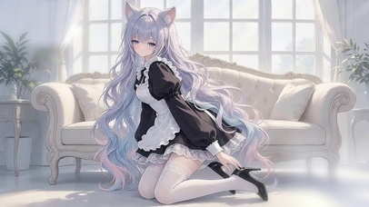 女仆装兽耳少女