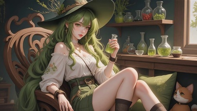 复古女孩高清4k