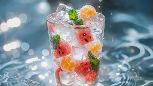 夏日水果汽水