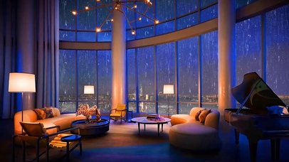 雨天舒适豪华公寓