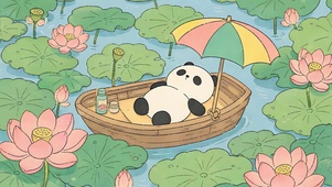 漂流的熊猫